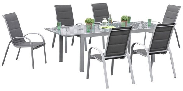 Gardenson Vrtni Set Amalfi Di Lusso, 7-Delno, Rjava
