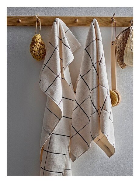 Slonokoščena frotirna brisača iz organskega bombaža 50x100 cm Vista – Södahl