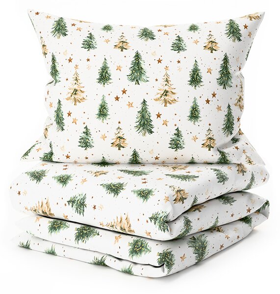 Bombažna posteljnina CHRISTMAS FOREST pisana Dimenzije posteljnine: 70 x 90 cm | 140 x 200 cm