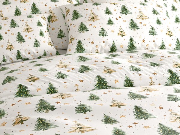 Bombažna posteljnina CHRISTMAS FOREST pisana Dimenzije posteljnine: 70 x 90 cm | 140 x 200 cm