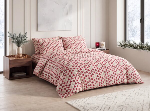 Bombažna posteljnina CHRISTMAS BELLS barvna Dimenzije posteljnine: 70 x 90 cm | 140 x 200 cm