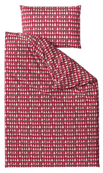 Bombažna posteljnina BURGUNDY TREES vinsko rdeča Dimenzije posteljnine: 70 x 90 cm | 140 x 200 cm
