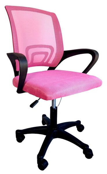 JAKS Pisarniški stol ergonomic roza črna 5900779934269