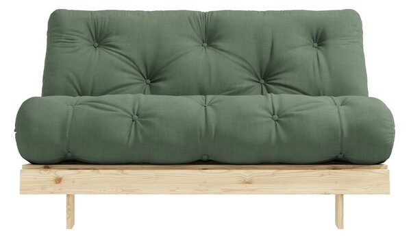 Raztegljiv kavč Karup Design Roots Raw/Olive Green