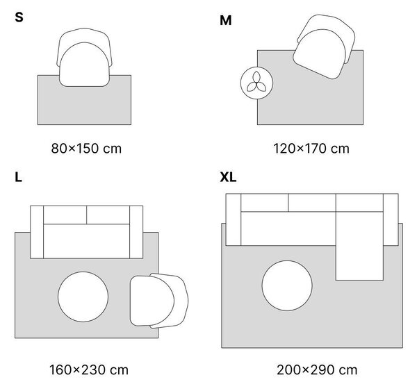 Preproga Universal Tikey Romea, 120 x 170 cm
