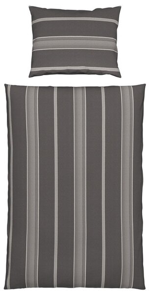 POSTELJNINA REMSA 140/200 cm flanela siva
