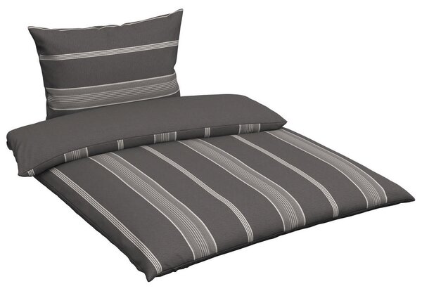 POSTELJNINA REMSA 140/200 cm flanela siva