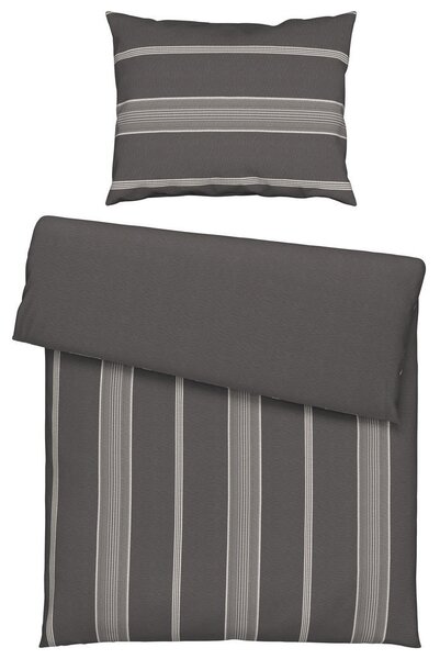 POSTELJNINA REMSA 140/200 cm flanela siva