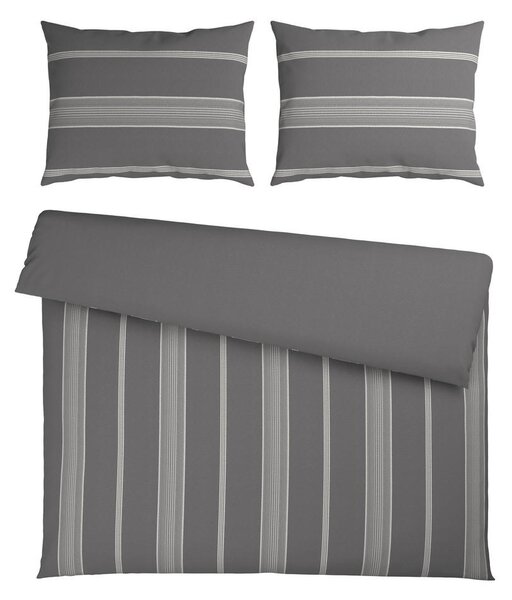 POSTELJNINA REMSA 200/200 cm flanela siva