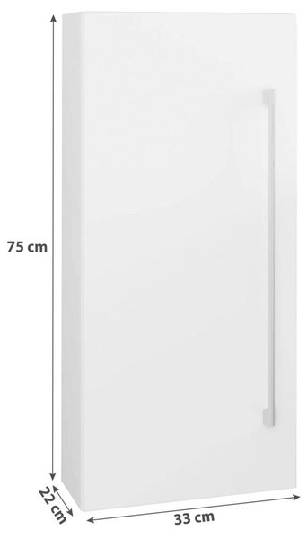 VISEČA OMARA 33/75/22 cm