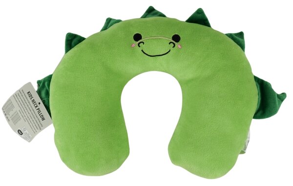 Potovalna blazina TRAVEL FRIENDS 33x25 cm plišasta - več barv Barva: Zelena