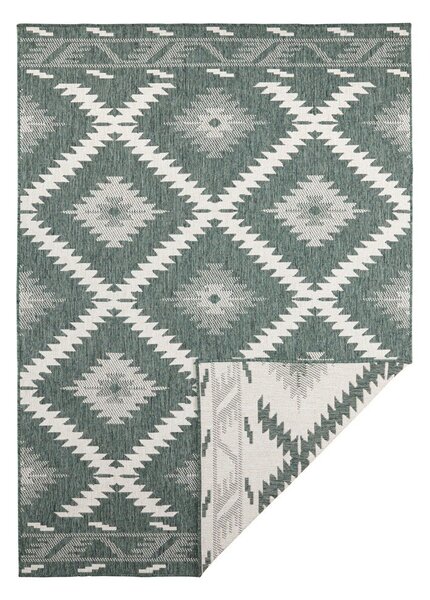 Zeleno-bež zunanja preproga NORTHRUGS Malibu, 170 x 120 cm