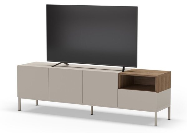 Kremno bela TV omarica 180x55 cm Cailin – Marckeric