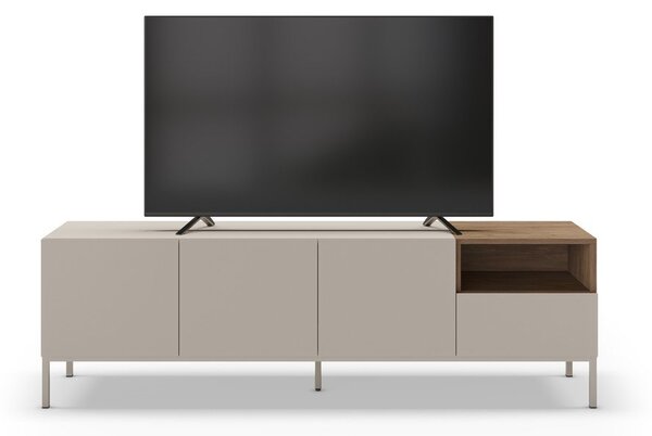 Kremno bela TV omarica 180x55 cm Cailin – Marckeric