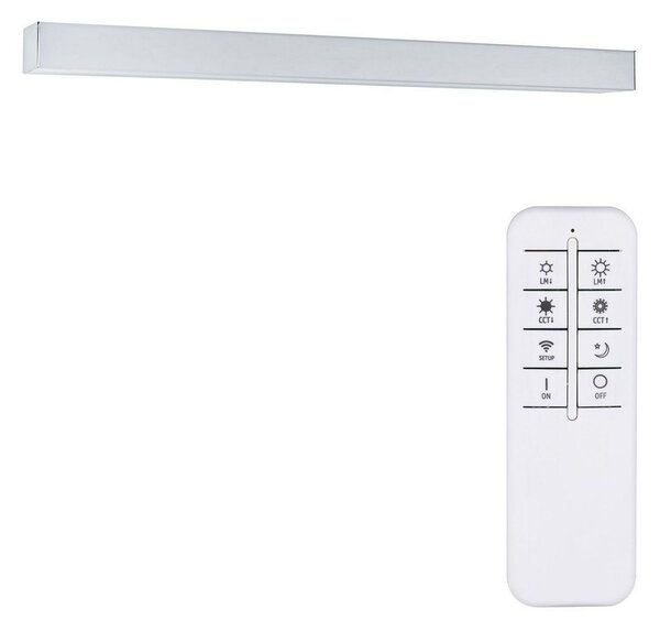 Paulmann HomeSpa Tova LED luč za ogledalo, 60 cm, zatemnjen, Bela, Kopalnica, Kovina, Sodobni