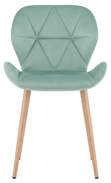 Jedilni stol MANGO VELVET, mint zelena
