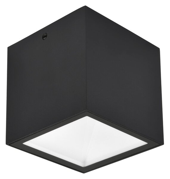LUTEC Zunanja stropna LED-svetilka GEMINI, črna, 9 x cm, IP65, Črna, Aluminij, Sodobni
