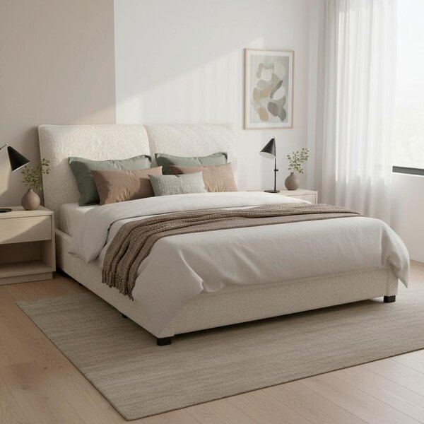 Bessagi Home Oblazinjena Postelja Elli, 180x200, Krem
