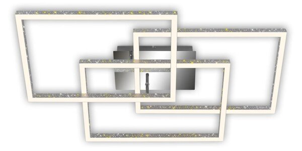 Brilo - LED Zatemnitvena stropna svetilka FRAME LED/57W/230V 3000K mat krom