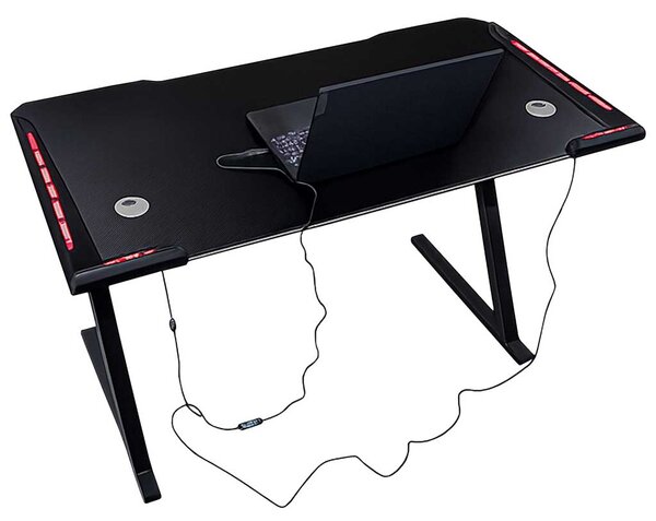 Gaming pisalna miza z RGB LED osvetlitvijo 120 x 60 cm - osnovni model - Najstniki - Rojstni dan
