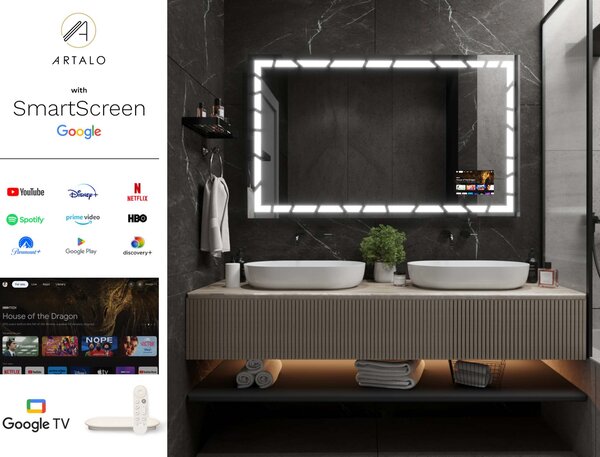 Kopalniško ogledalo z LED osvetlitvijo M21 premium