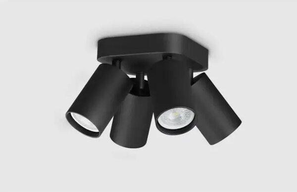 DYNAMITE PL4 OKRUGLI STROPNI REFLEKTOR GU10 IP20 CRNA ID371290