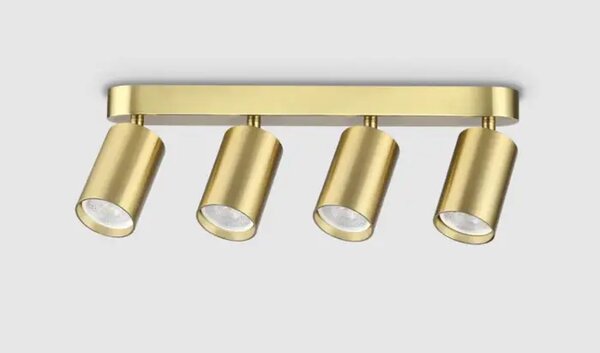 DYNAMITE PL4 REFLEKTOR 4×GU10/28W/230V MAT ZLATNI 385x141x57 mm ID371351