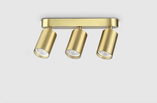 DYNAMITE PL3 OKRUGLI STROPNI LINEARNI REFLEKTOR GU10 IP20 ZLATNA ID371269