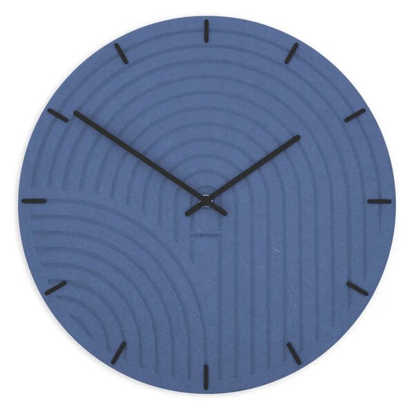 Stenska ura Luxhora Arcadia Dark Blue 9 barv kazalcev