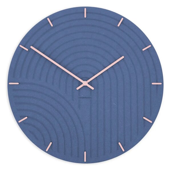 Stenska ura Luxhora Arcadia Dark Blue 9 barv kazalcev