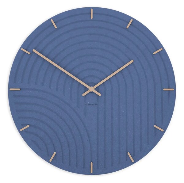 Stenska ura Luxhora Arcadia Dark Blue 9 barv kazalcev