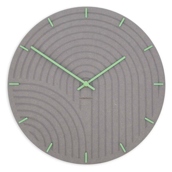 Stenska ura Luxhora Arcadia Light Grey 10 barv kazalcev
