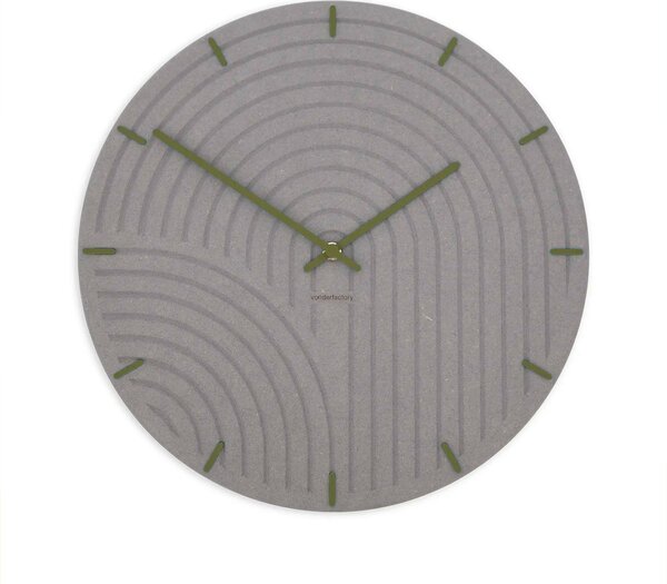 Stenska ura Luxhora Arcadia Light Grey 10 barv kazalcev