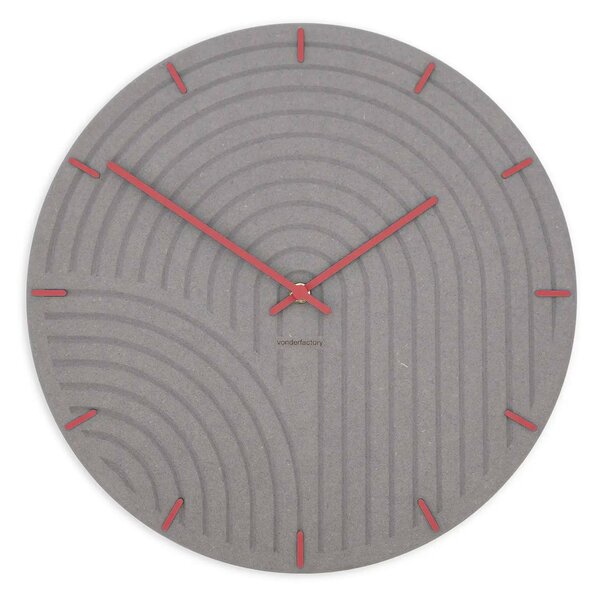 Stenska ura Luxhora Arcadia Light Grey 10 barv kazalcev
