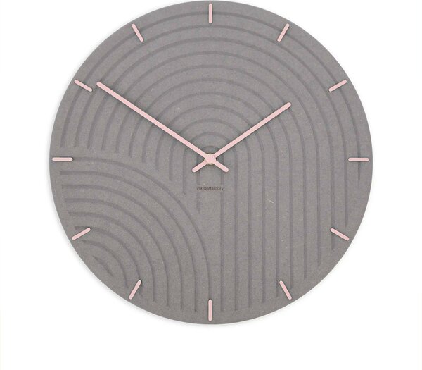 Stenska ura Luxhora Arcadia Light Grey 10 barv kazalcev