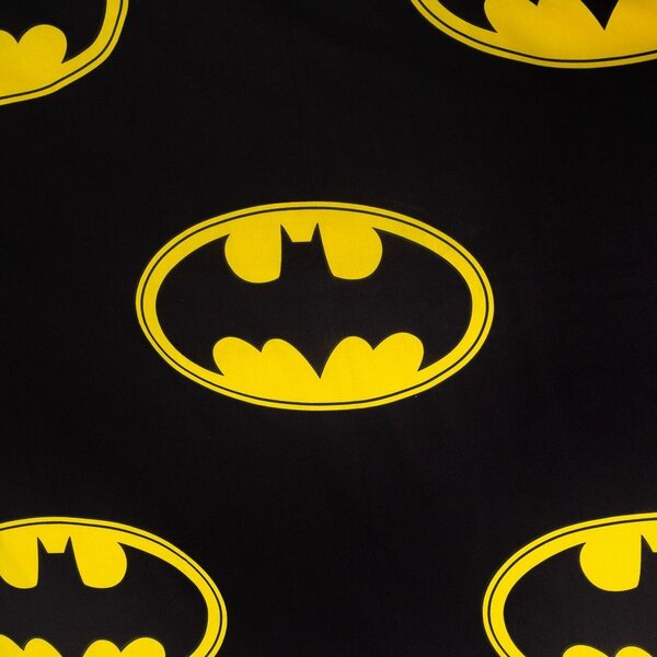 Enojna bombažna otroška posteljnina 140x200 cm Batman "The Emblem" – Jerry Fabrics