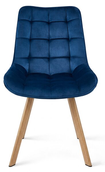 Jedilni stol SORIA VELVET, moder