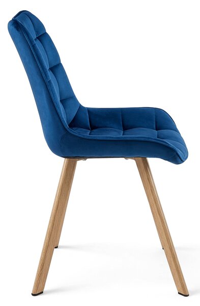Jedilni stol SORIA VELVET, moder