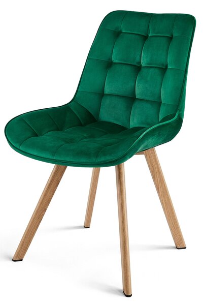 Jedilni stol SORIA VELVET, zelena