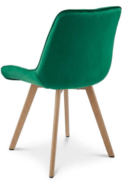 Jedilni stol SORIA VELVET, zelena