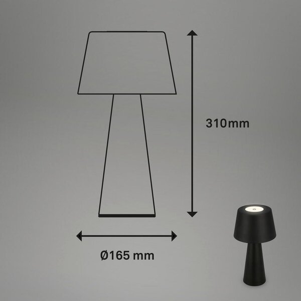 NAMIZNA SVETILKA ZA POLNJENJE 16,5/31 cm