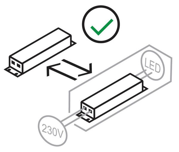 NAMIZNA LED-SVETILKA 42/11,5/56,5 cm