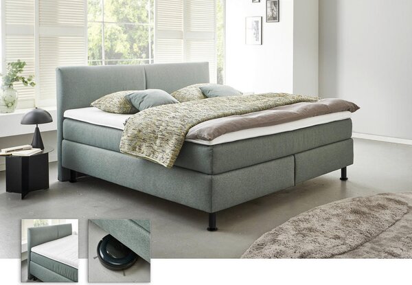 BOXSPRING POSTELJA x , žajbljevo zelena