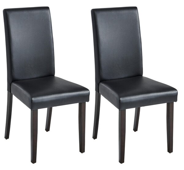 SET STOLOV, les, tekstil črna