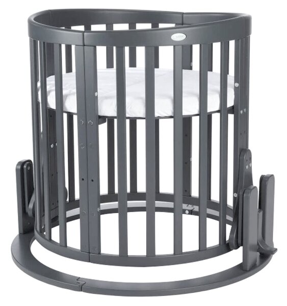 KONDELA Zibelka za otroško posteljico 7v1, grafit, NIKO, LILI