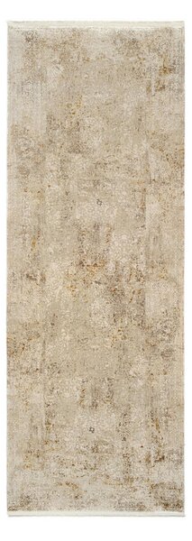 TEKAČ Avignon 80/250 cm tkano zlate barve, bež