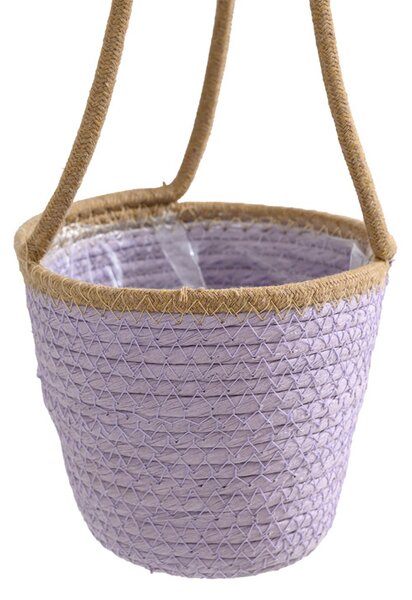 Viseči cvetlični lonec TRIPOLIS 16 cm - več barv Barva: Vijolična