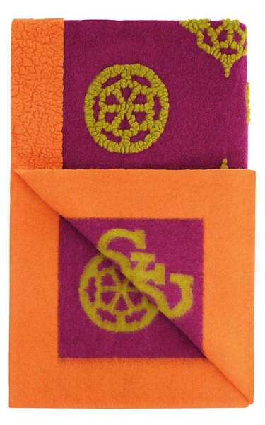 ODEJA WOOL POENY GUESS 190/150 cm oranžna