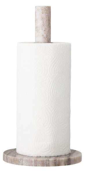 Marmorno stojalo za papirnate brisače v naravni barvi ø 15 cm Emy – Bloomingville