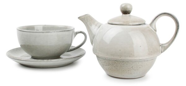 Zelen čajnik iz kamenine 400 ml Artisan – Salt&Pepper